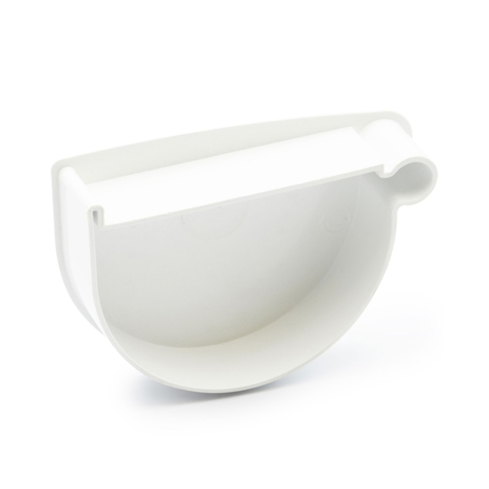 Заглушка лійки права біла 90мм RainWay Заглушка лійки права біла 90мм RainWay