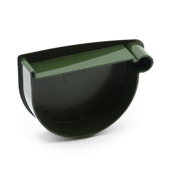 Заглушка лійки права зелена 90мм RainWay