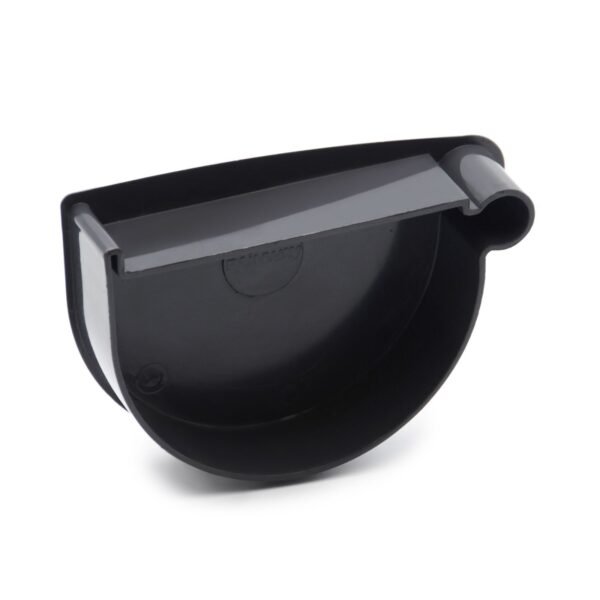 Заглушка лійки права графітна 90мм RainWay