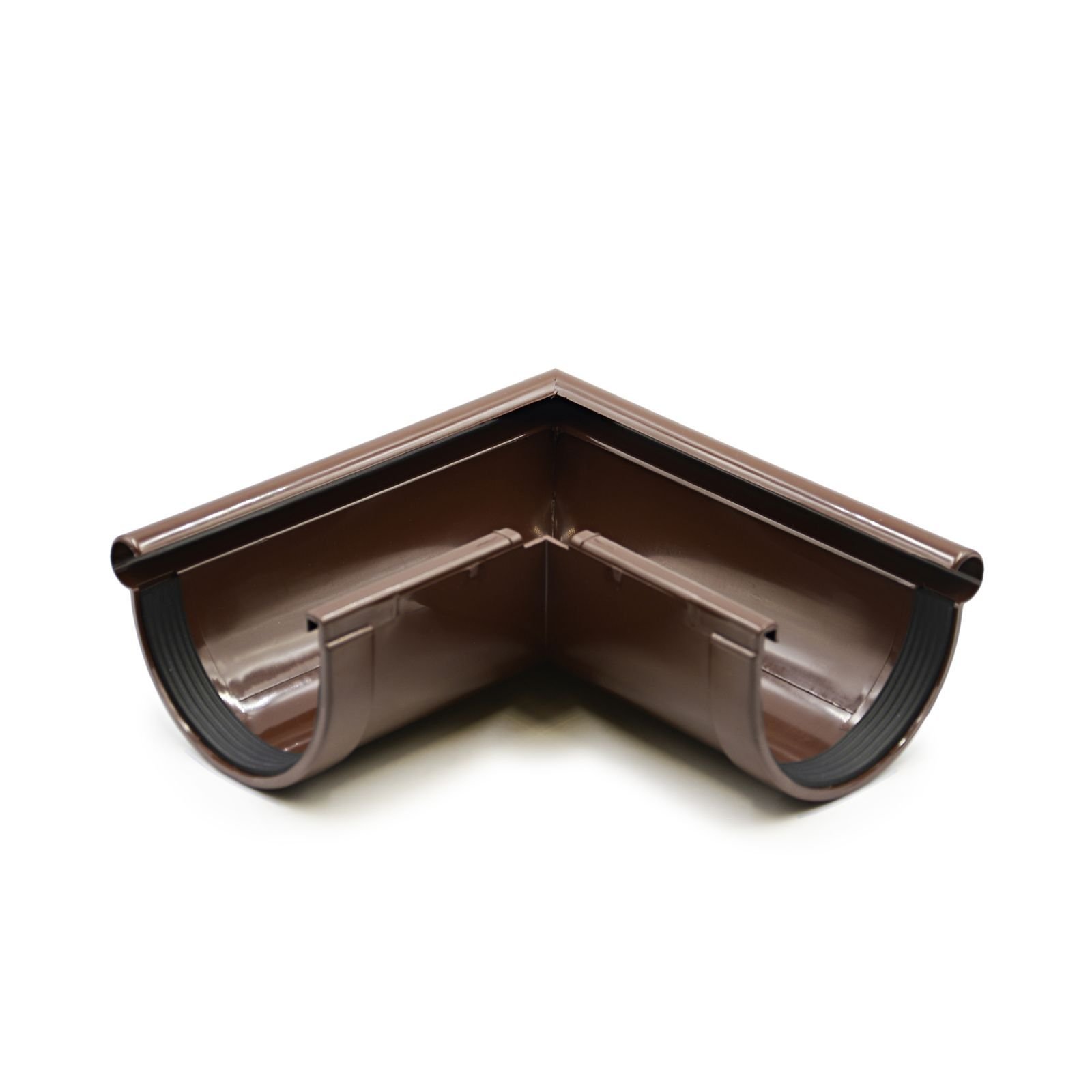 Кут ринви зовнішній 90° коричневий 90мм RainWay Кут ринви зовнішній 90° коричневий 90мм RainWay