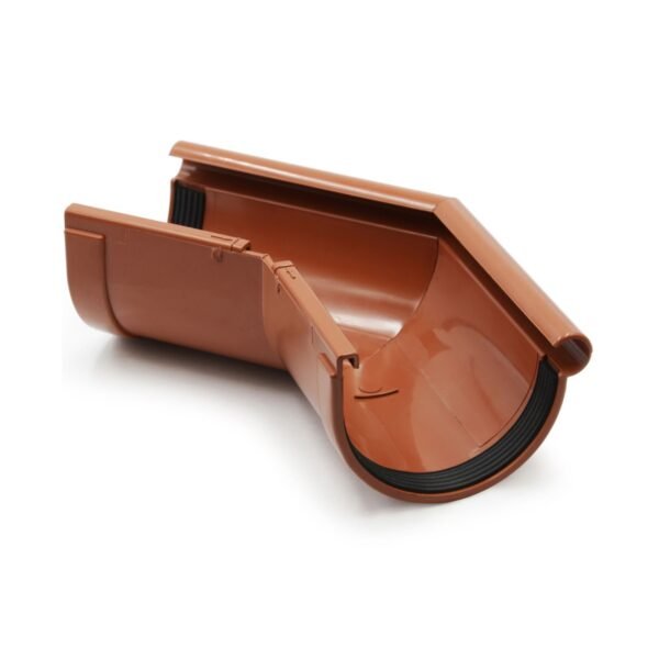 Кут ринви зовнішній 135° цегляний 90мм RainWay