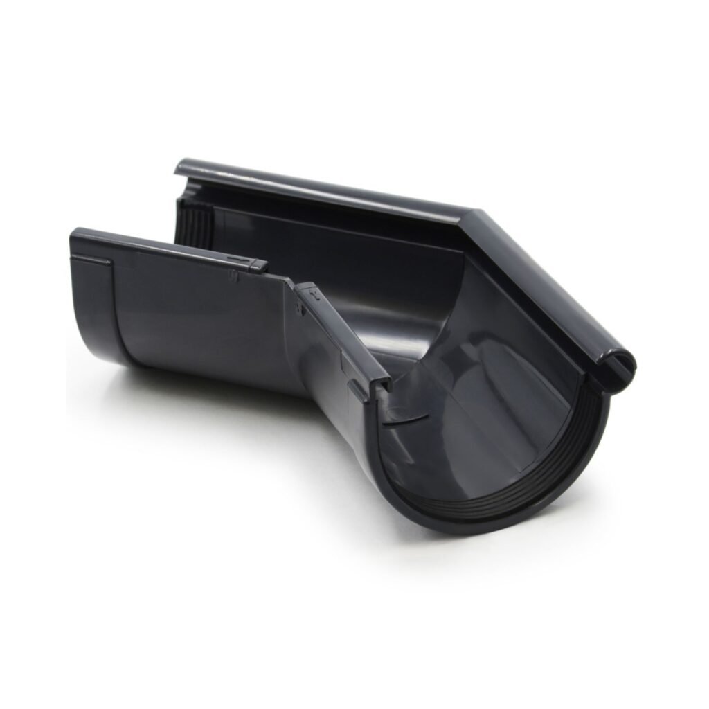 Кут ринви зовнішній 135° графітний 90мм RainWay