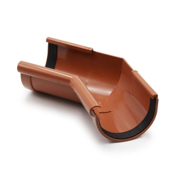 Кут ринви внутрішній 135° цегляний 90мм RainWay