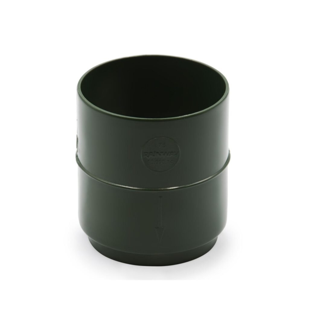 Муфта труби зелена 75мм RainWay