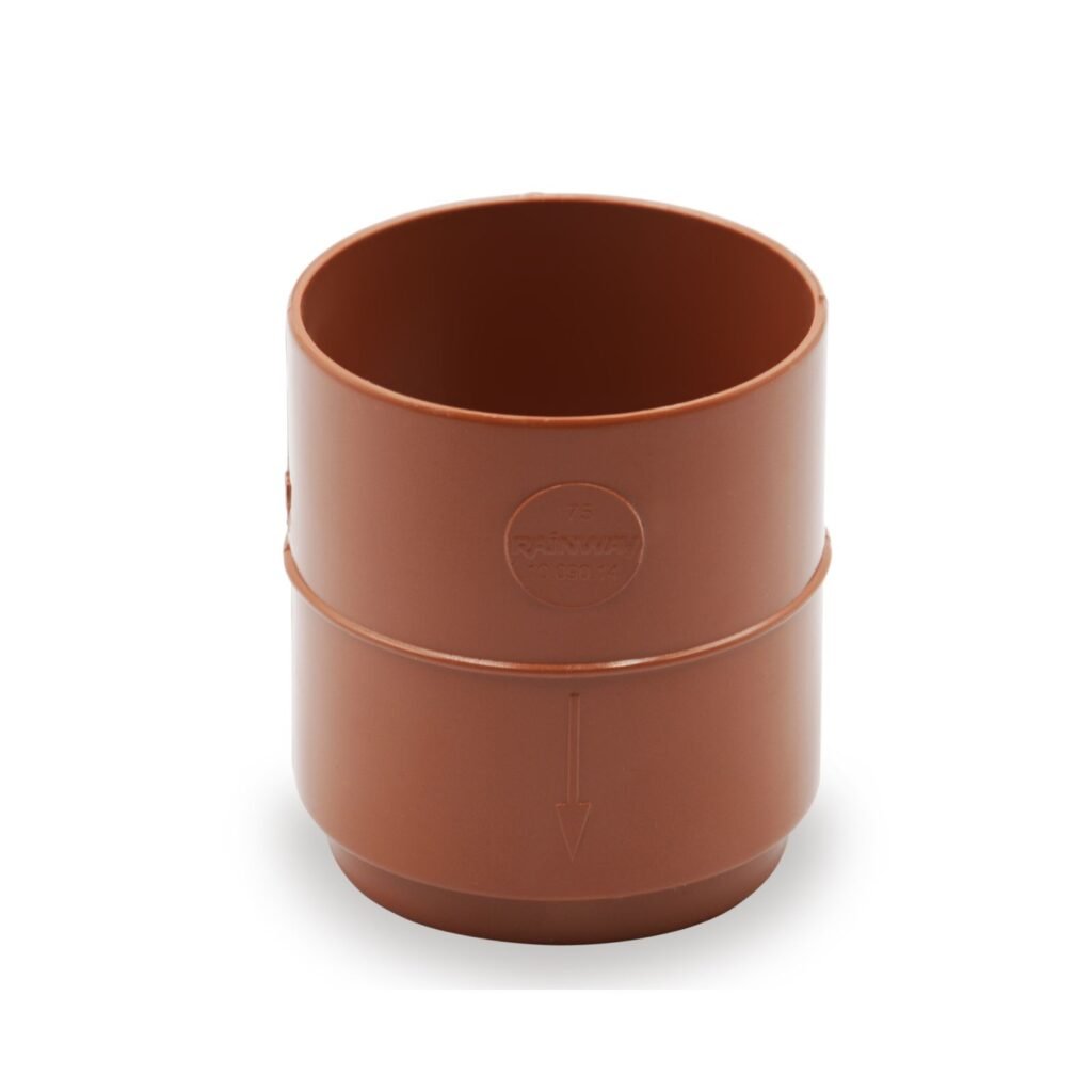 Муфта труби цегляна 75мм RainWay