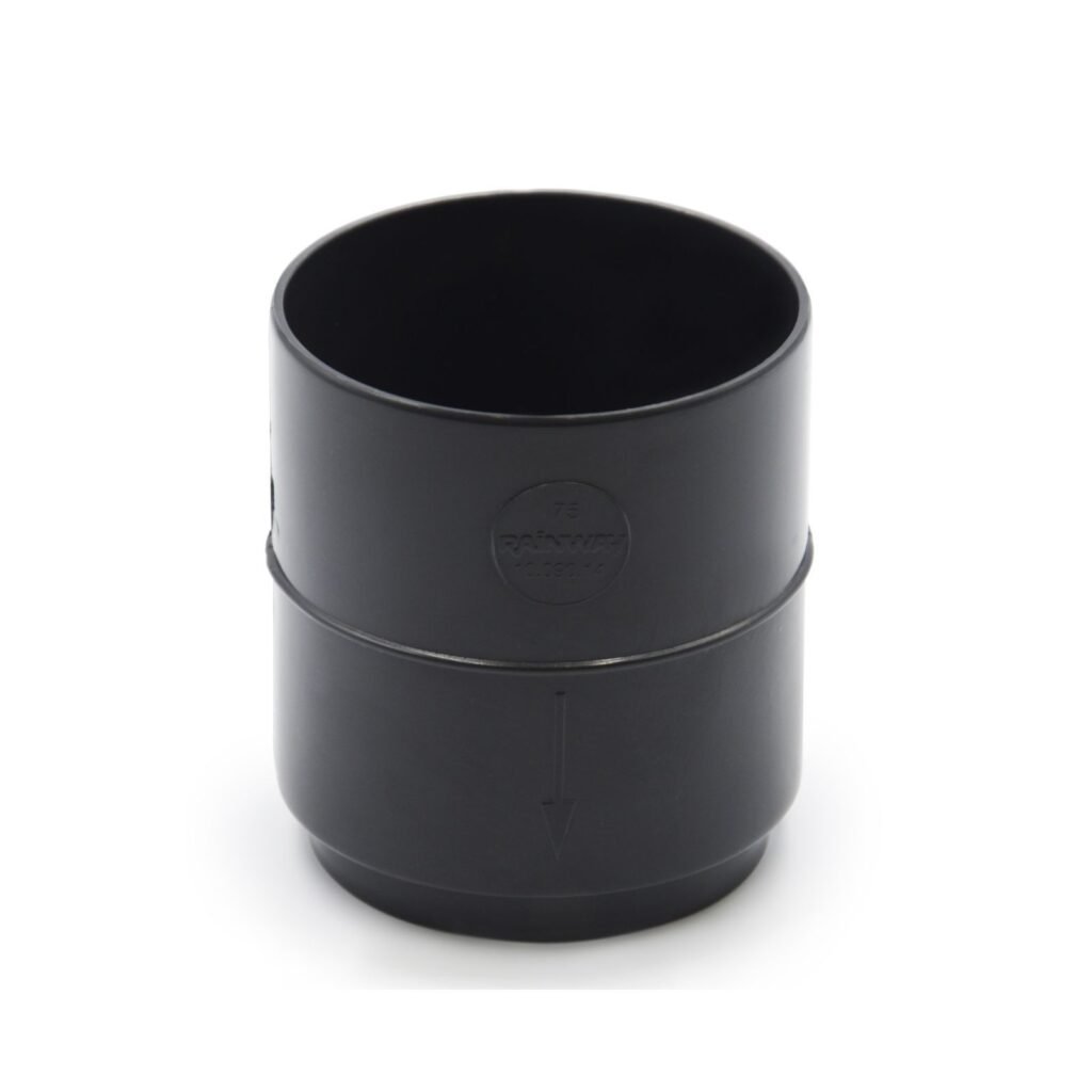 Муфта труби графітова 75мм RainWay