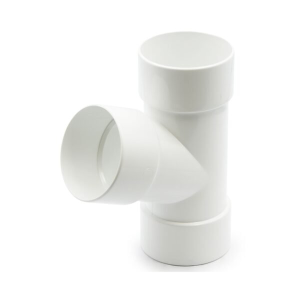 Трійник труби 67° білий 75мм RainWay