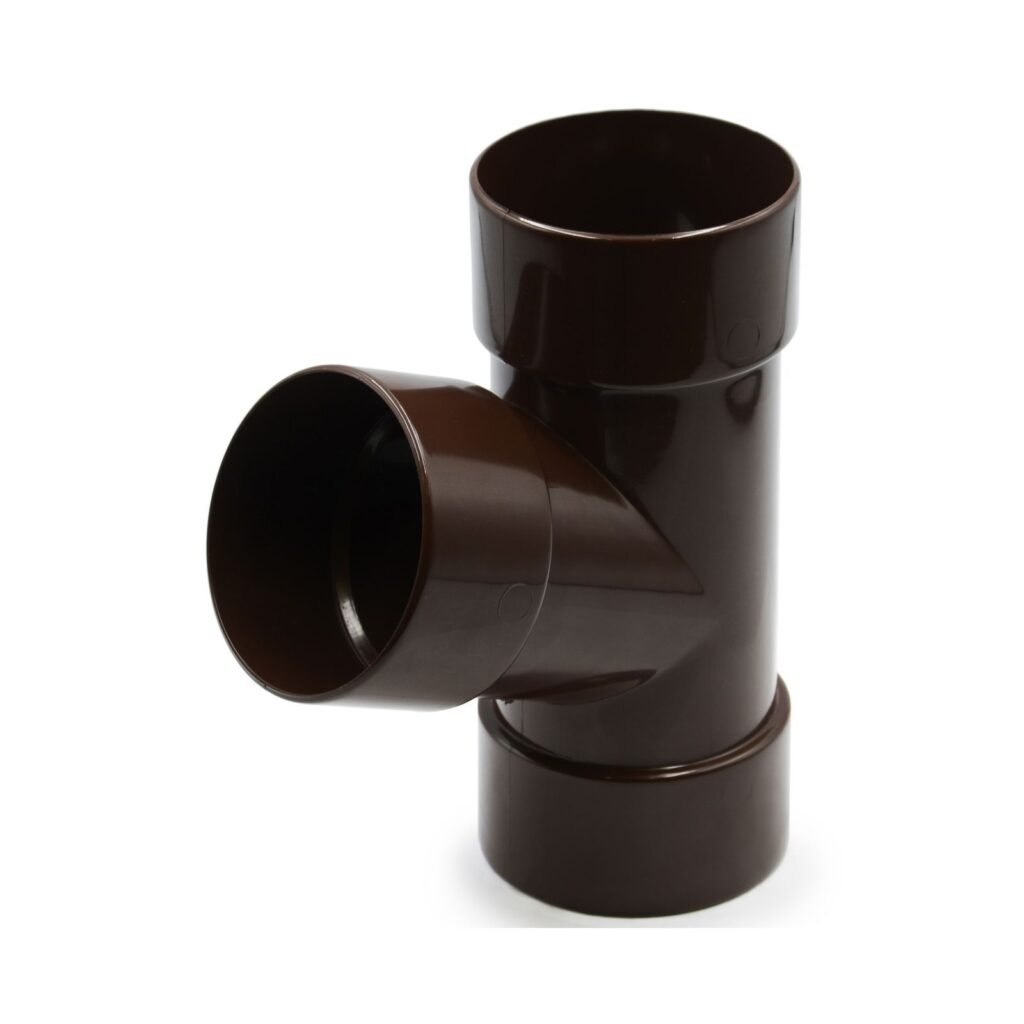 Трійник труби 67° коричневий 75мм RainWay