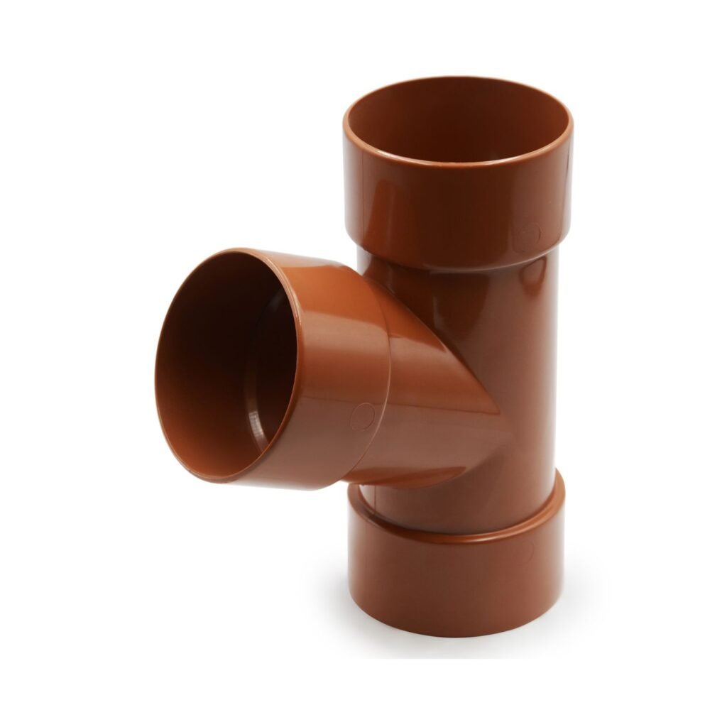 Трійник труби 67° цегляний 75мм RainWay