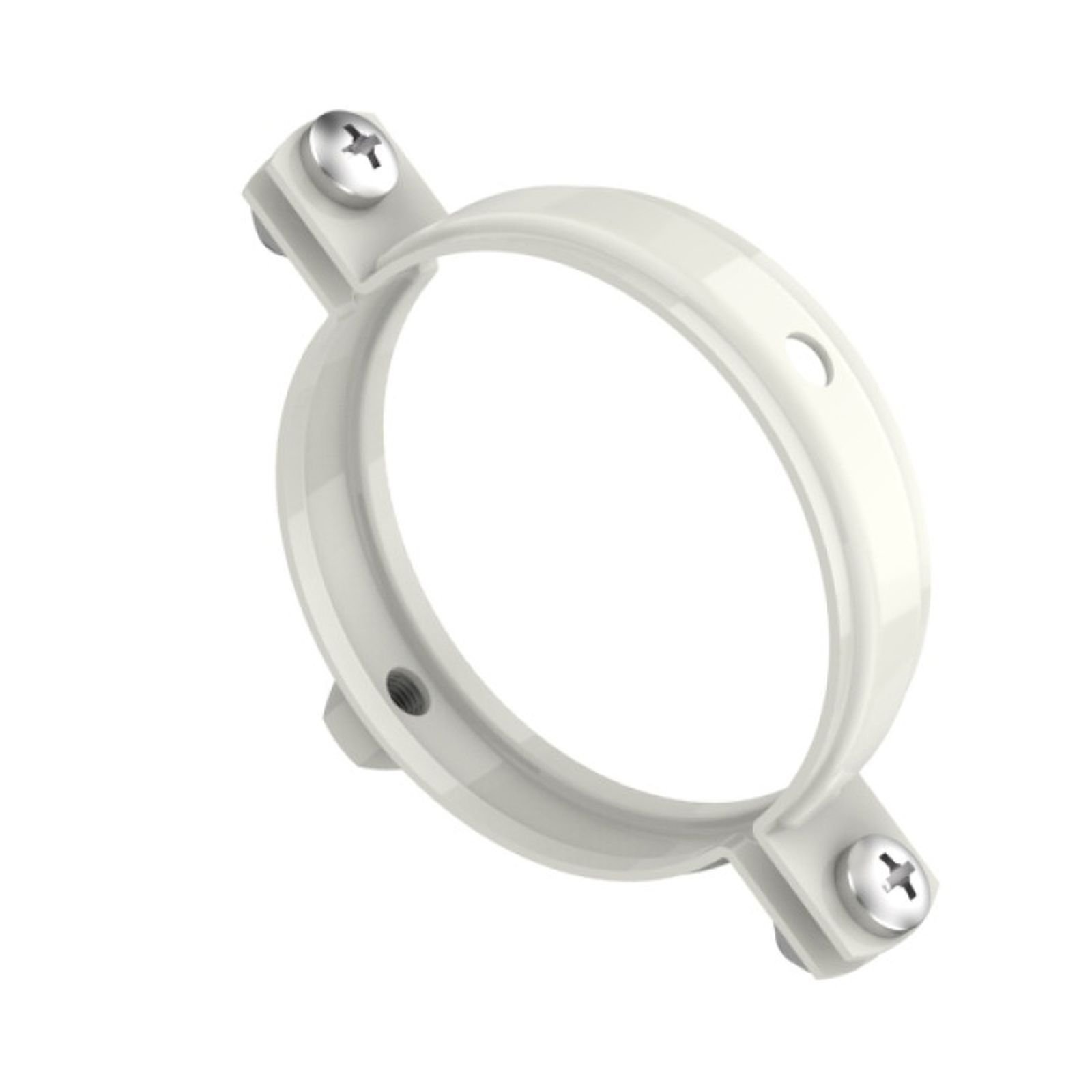 Кронштейн труби сталевий 75 білий Кронштейн труби сталевий 75 білий