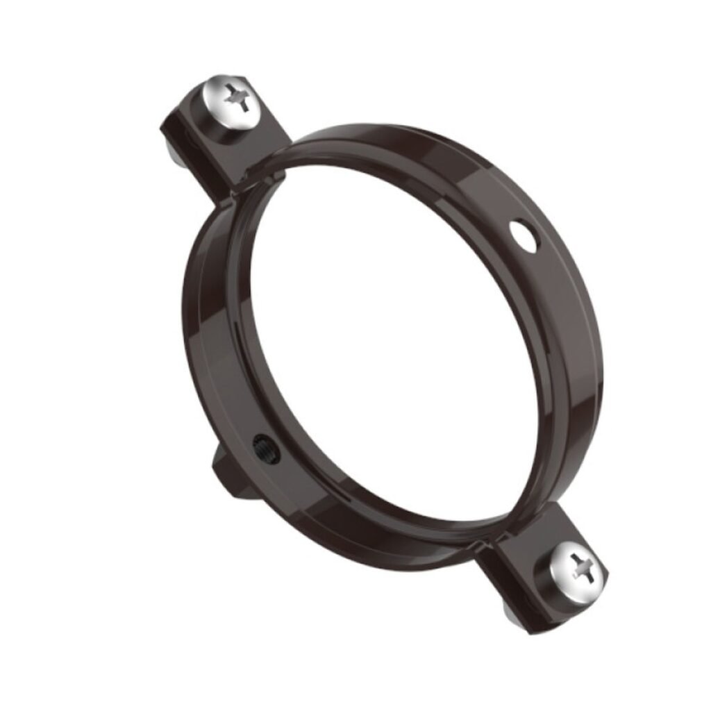 Кронштейн труби сталевий 75 коричневий