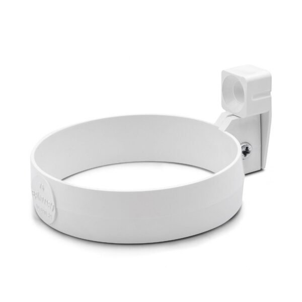 Кронштейн труби білий 75мм RainWay