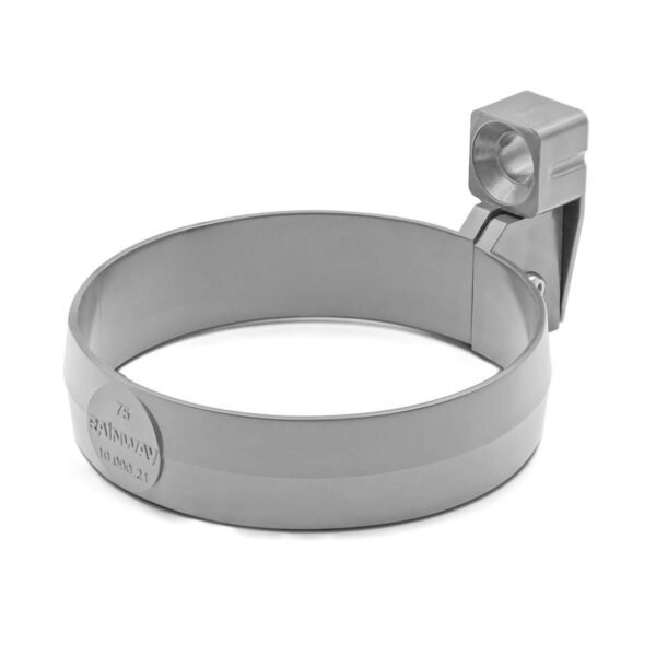 Кронштейн труби сірий 75мм RainWay