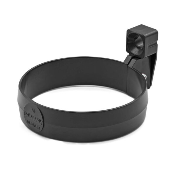 Кронштейн труби графітний 75мм RainWay