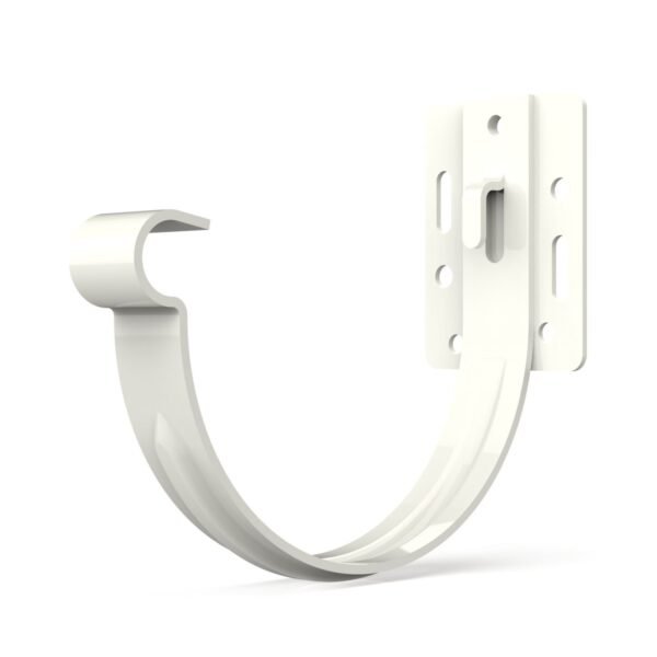 Кронштейн ринви сталевий 130 білий (короткий)