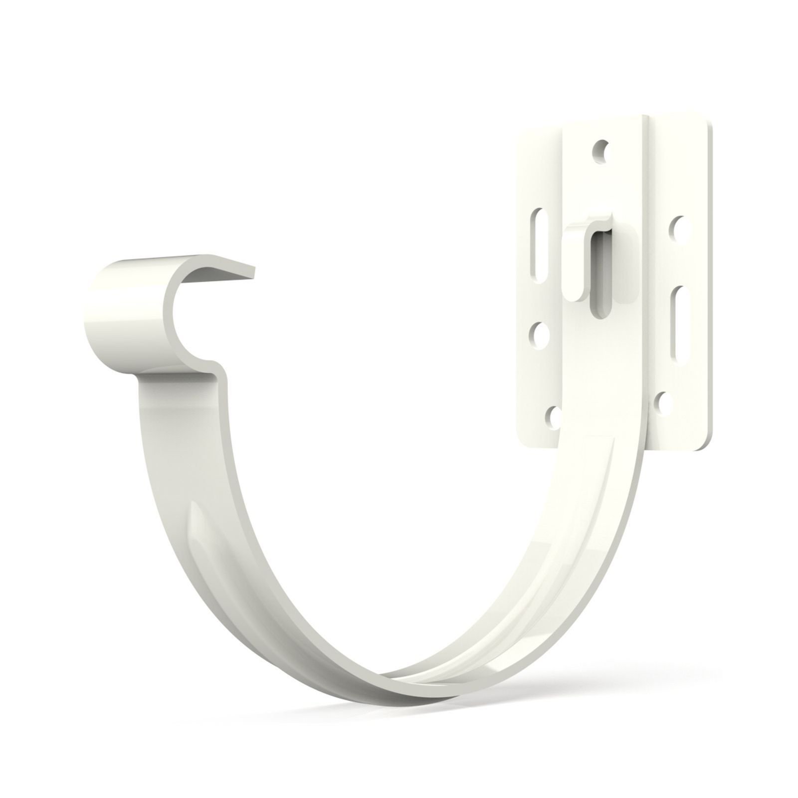 Кронштейн ринви сталевий 130 білий (короткий) Кронштейн ринви сталевий 130 білий (короткий)