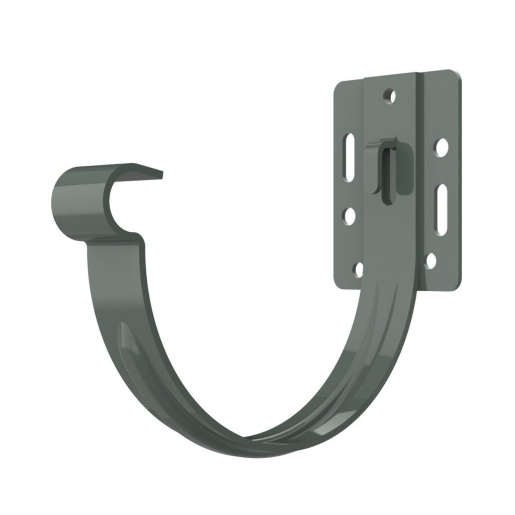 Кронштейн ринви сталевий 130 зелений (короткий)