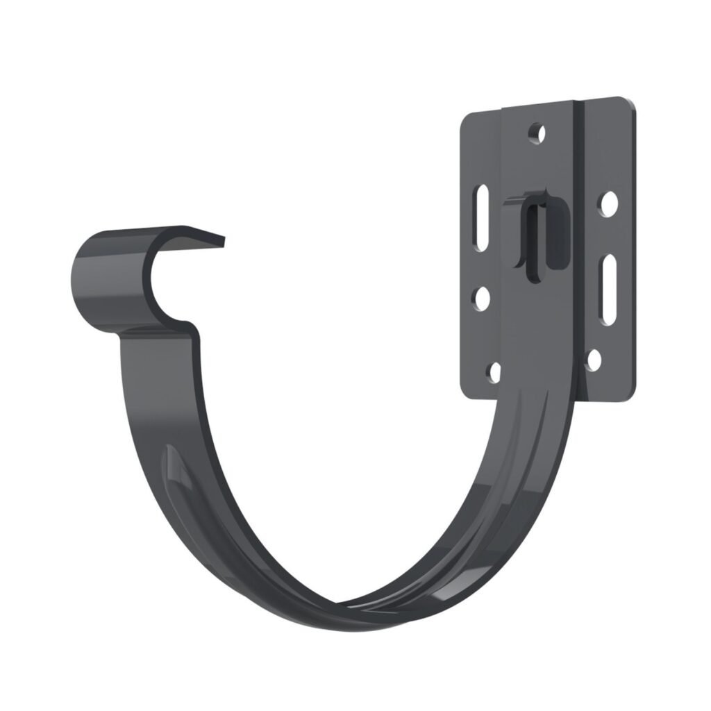 Кронштейн ринви сталевий 130 графіт (короткий)