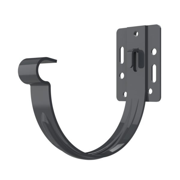 Кронштейн ринви сталевий 130 (чорний) короткий