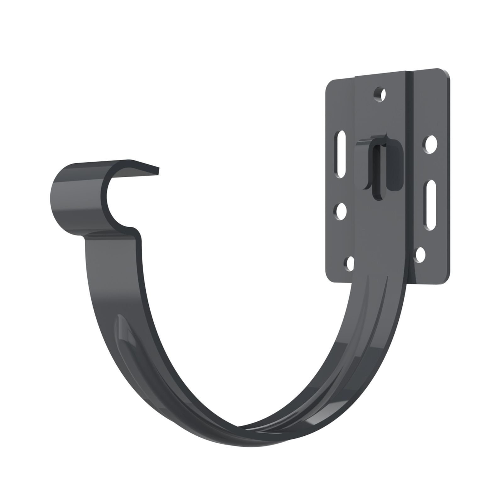 Кронштейн ринви сталевий 130 (чорний) короткий Кронштейн ринви сталевий 130 (чорний) короткий