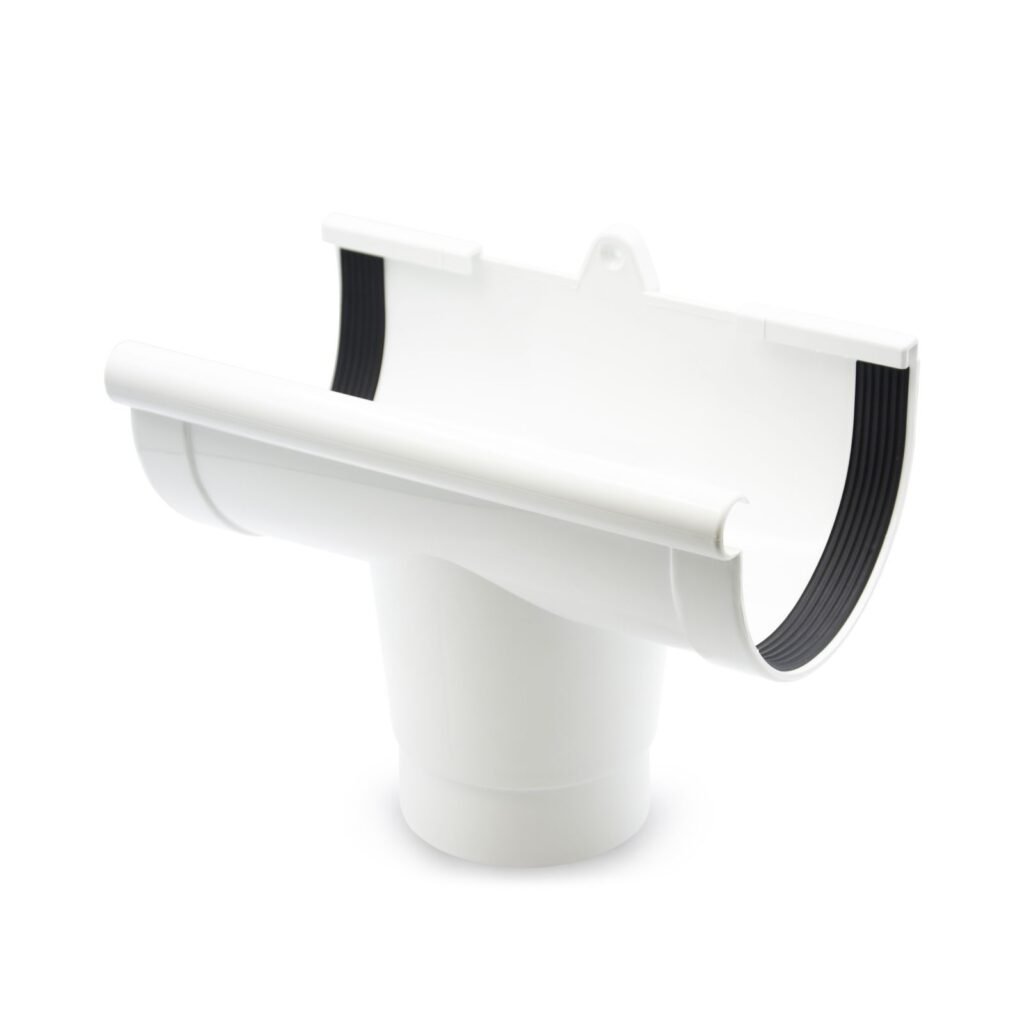 Лійка ринви біла 130мм RainWay