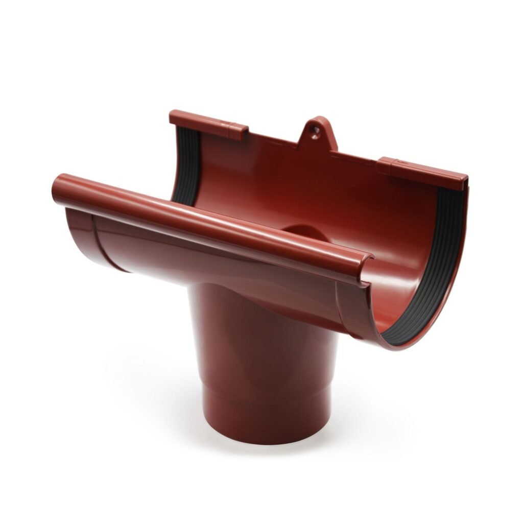 Лійка ринви червона 130мм RainWay