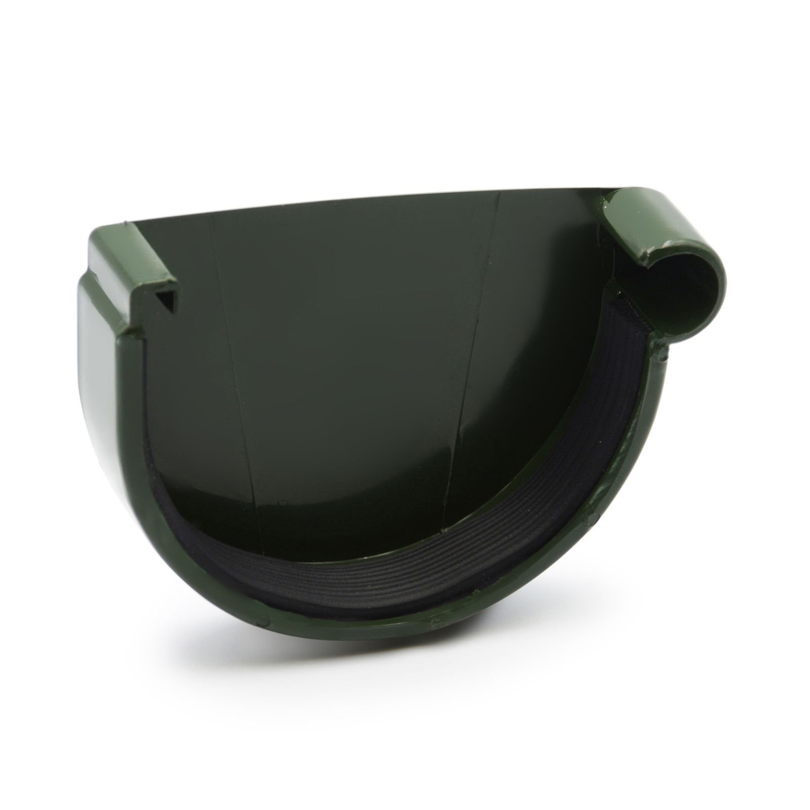 Заглушка ринви права зелена 130мм RainWay Заглушка ринви права зелена 130мм RainWay