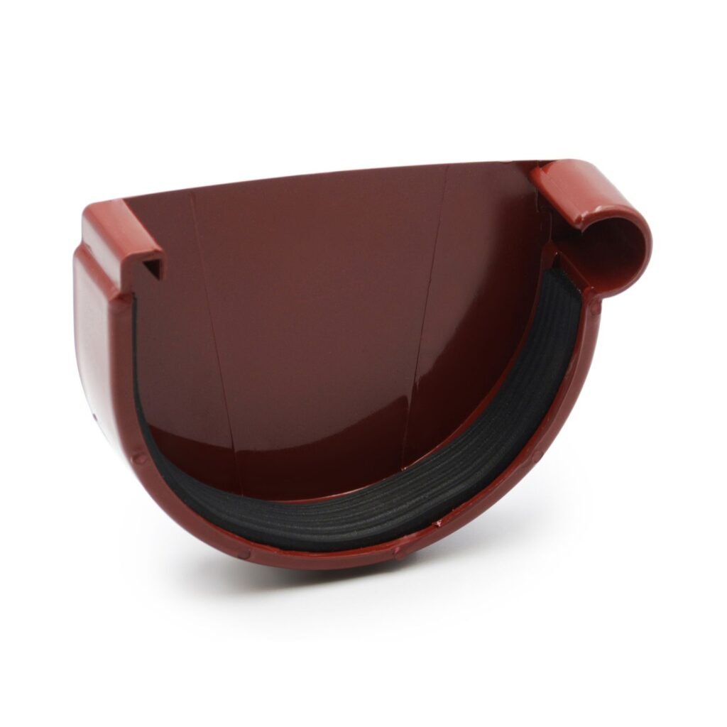 Заглушка ринви права червона 130мм RainWay