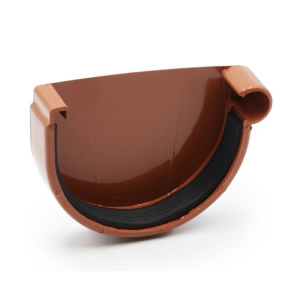 Заглушка ринви права цегляна 130мм RainWay