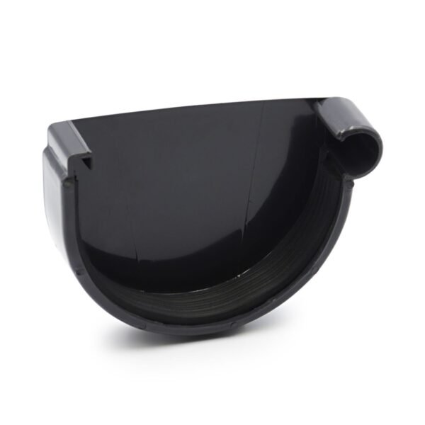 Заглушка ринви права графітова 130мм RainWay