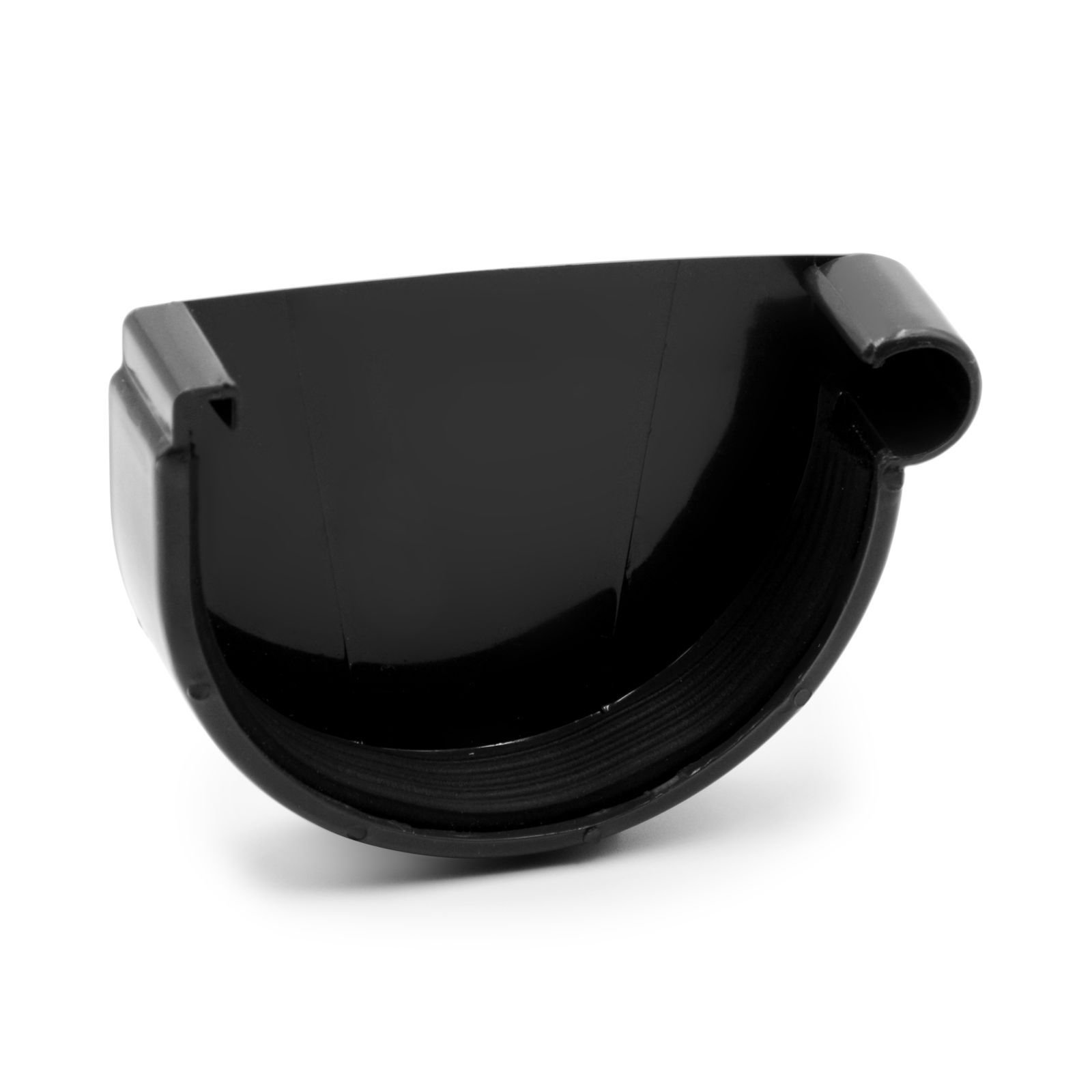 Заглушка ринви права чорна 130мм RainWay Заглушка ринви права чорна 130мм RainWay