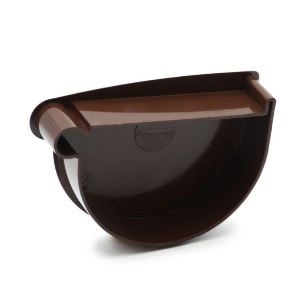 Заглушка лійки ліва коричнева 130мм RainWay