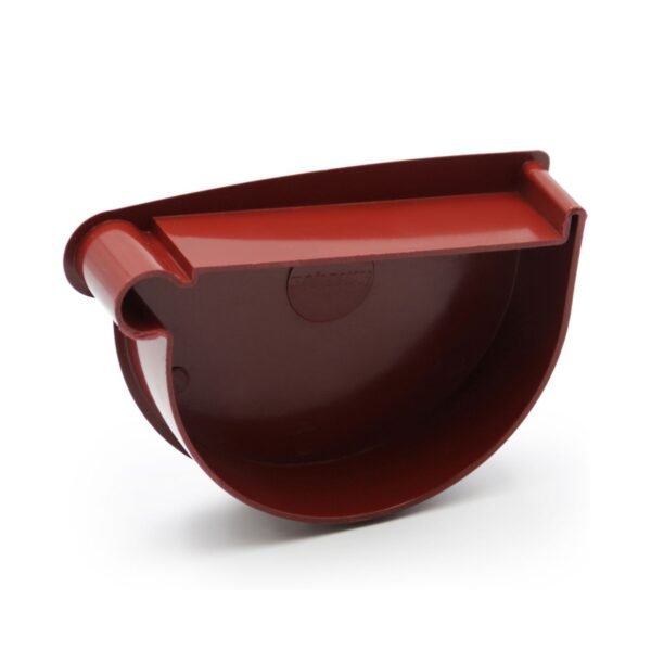 Заглушка лійки ліва червона 130мм RainWay