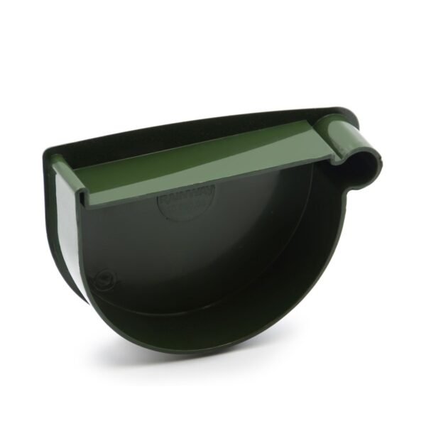 Заглушка лійки права зелена 130мм RainWay