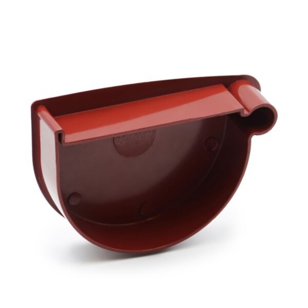 Заглушка лійки права червона 130мм RainWay