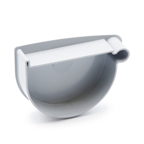 Заглушка лійки права сіра 130мм RainWay