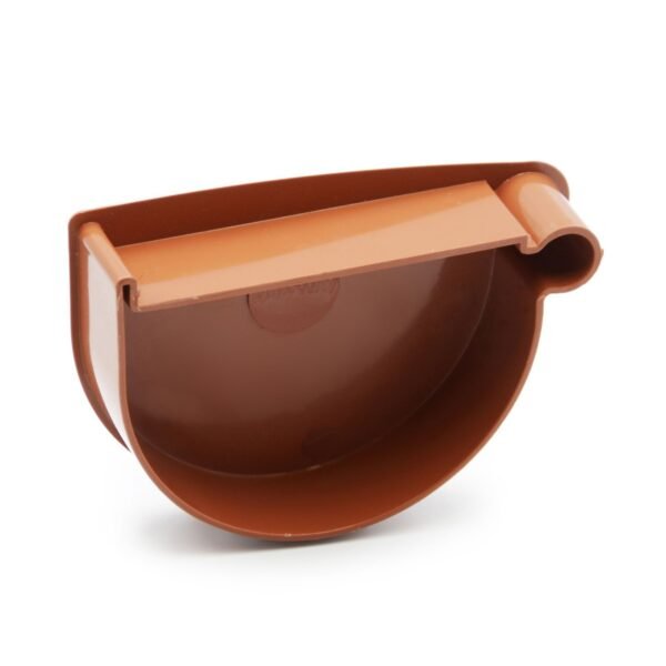 Заглушка лійки права цегляна 130мм RainWay