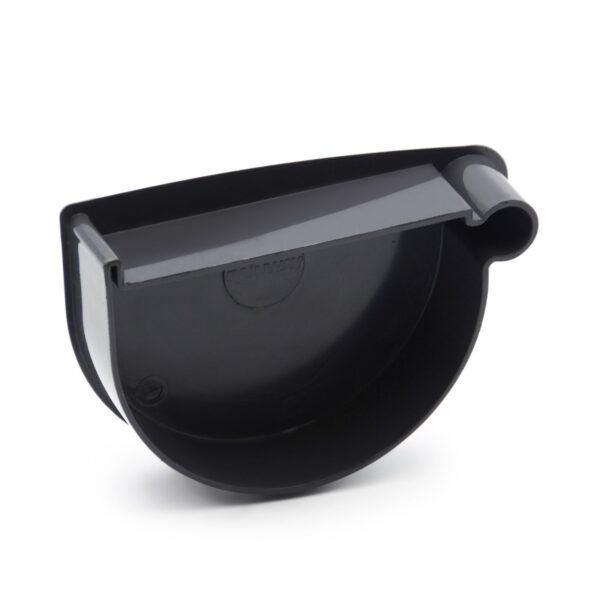 Заглушка лійки права графітна 130мм RainWay