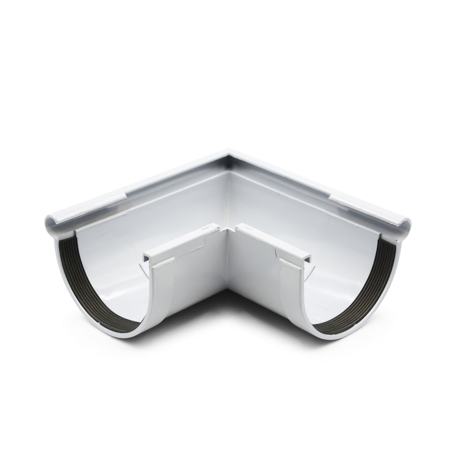 Кут ринви зовнішній 90° сірий 130мм RainWay Кут ринви зовнішній 90° сірий 130мм RainWay