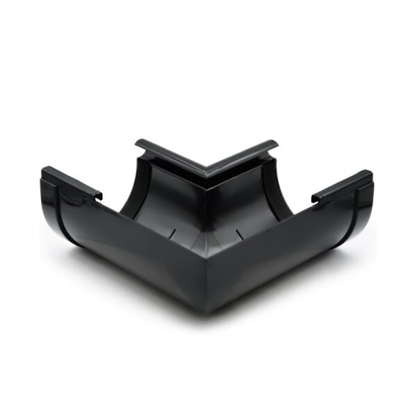 Кут ринви внутрішній 90° чорний 130мм RainWay