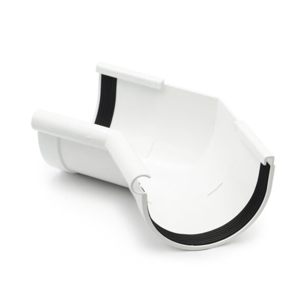 Кут ринви внутрішній 135° білий 130мм RainWay