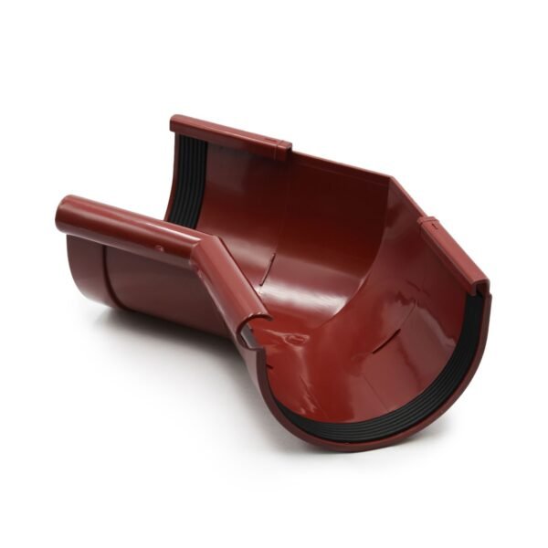 Кут ринви внутрішній 135° червоний 130мм RainWay