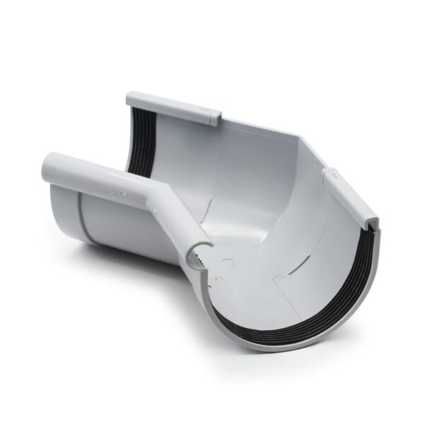 Кут ринви внутрішній 135° сірий 130мм RainWay