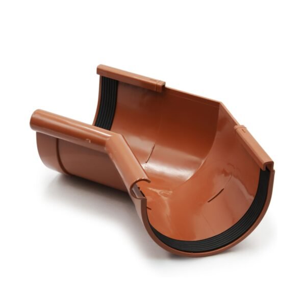 Кут ринви внутрішній 135° цегляний 130мм RainWay