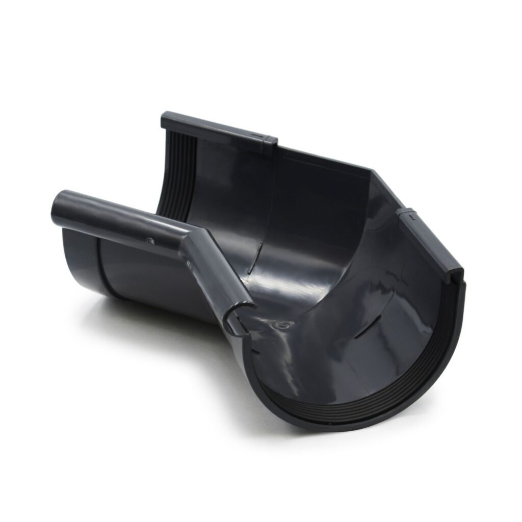 Кут ринви внутрішній 135° графітний 130мм RainWay