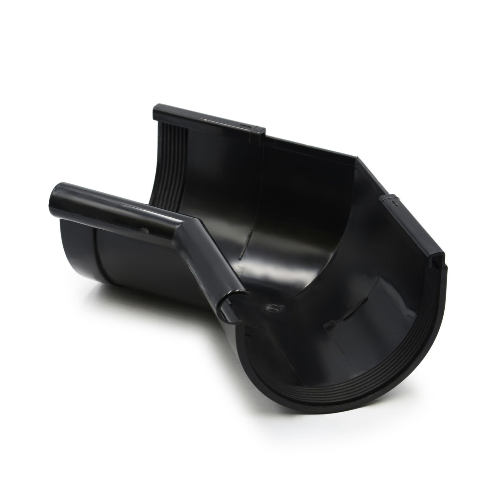 Кут ринви внутрішній 135° чорний 130мм RainWay Кут ринви внутрішній 135° чорний 130мм RainWay