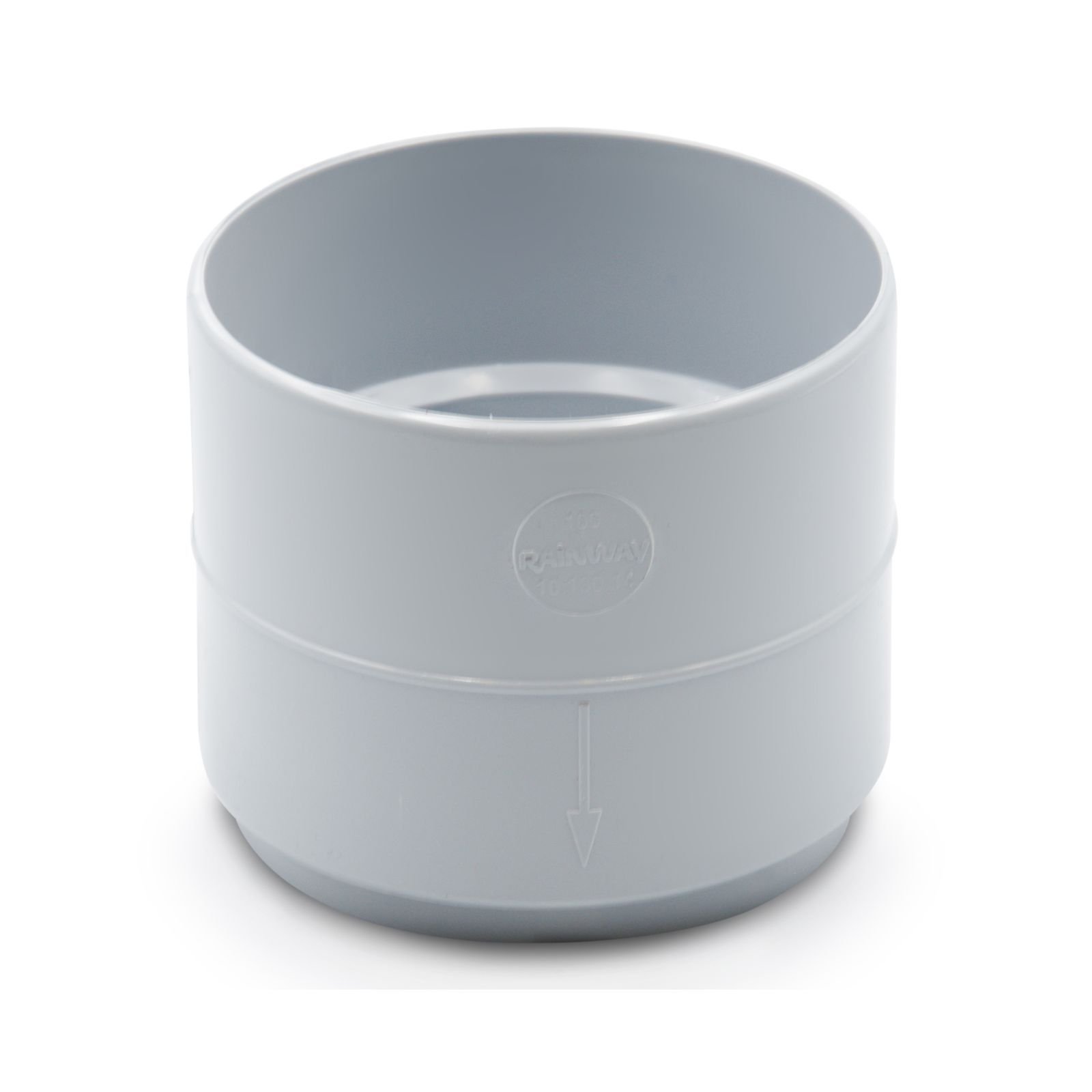 Муфта труби сіра 100мм RainWay Муфта труби сіра 100мм RainWay