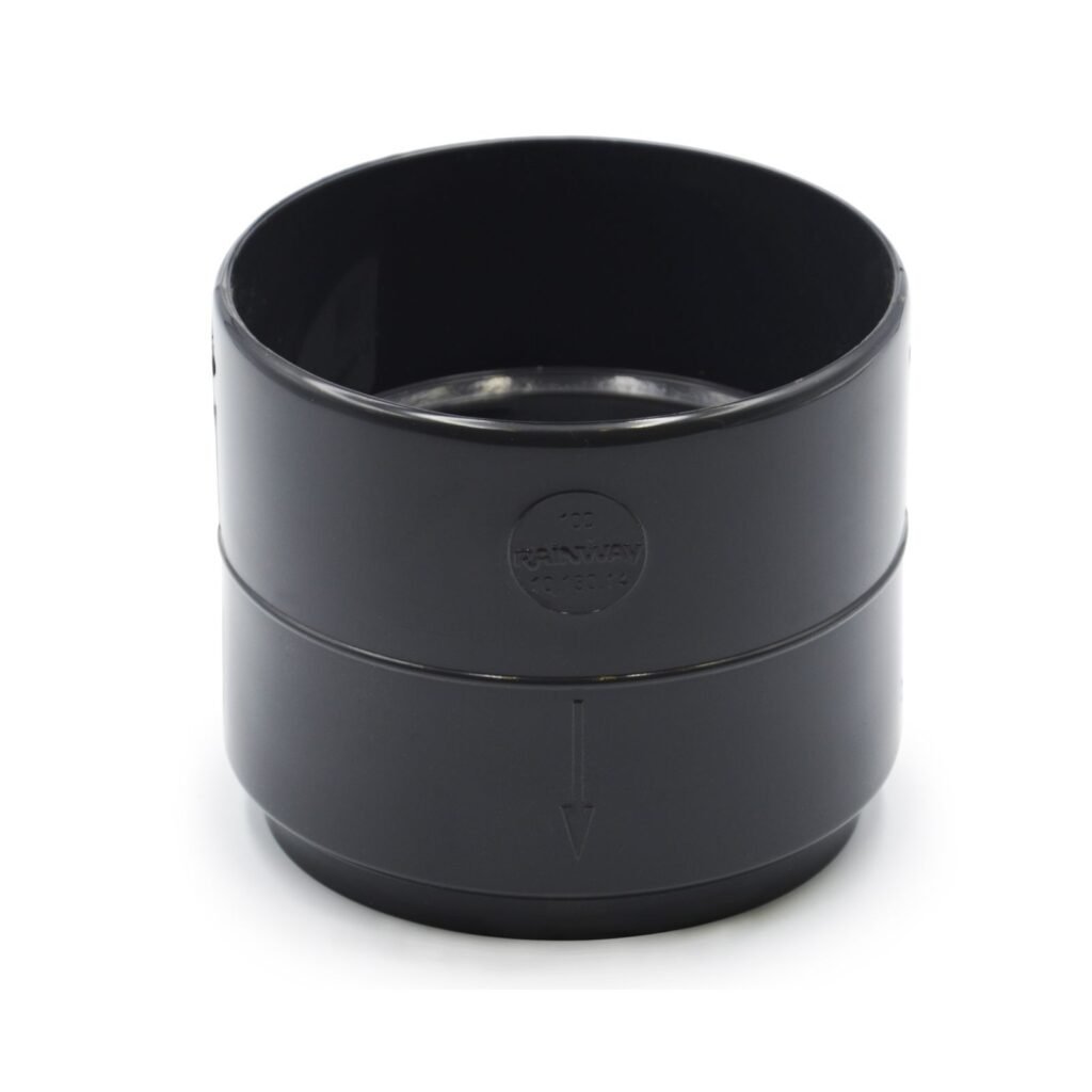 Муфта труби графітова 100мм RainWay