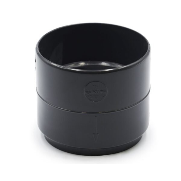 Муфта труби графітова 100мм RainWay