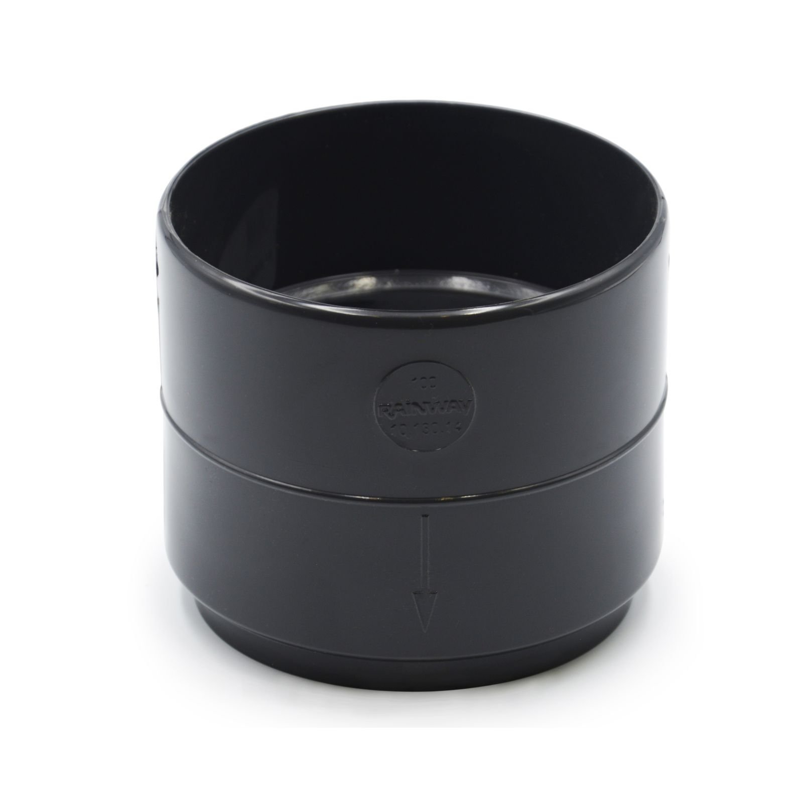 Муфта труби графітова 100мм RainWay Муфта труби графітова 100мм RainWay